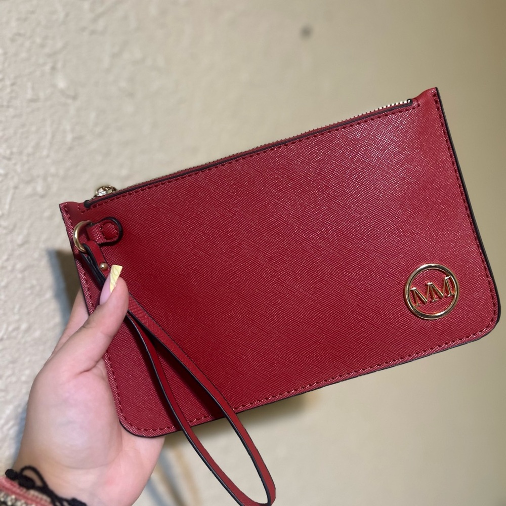 Marilyn Monroe Chic Red Wristlet Clutch